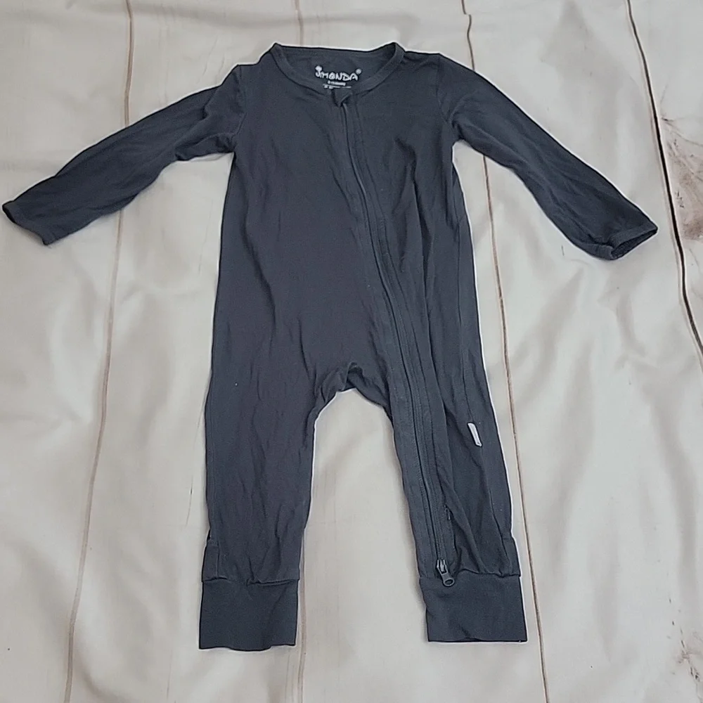 Jimonda Baby Footless Pajamas Outfit 2 Way Zipper Soft Sleepwear Pjs One-Piece